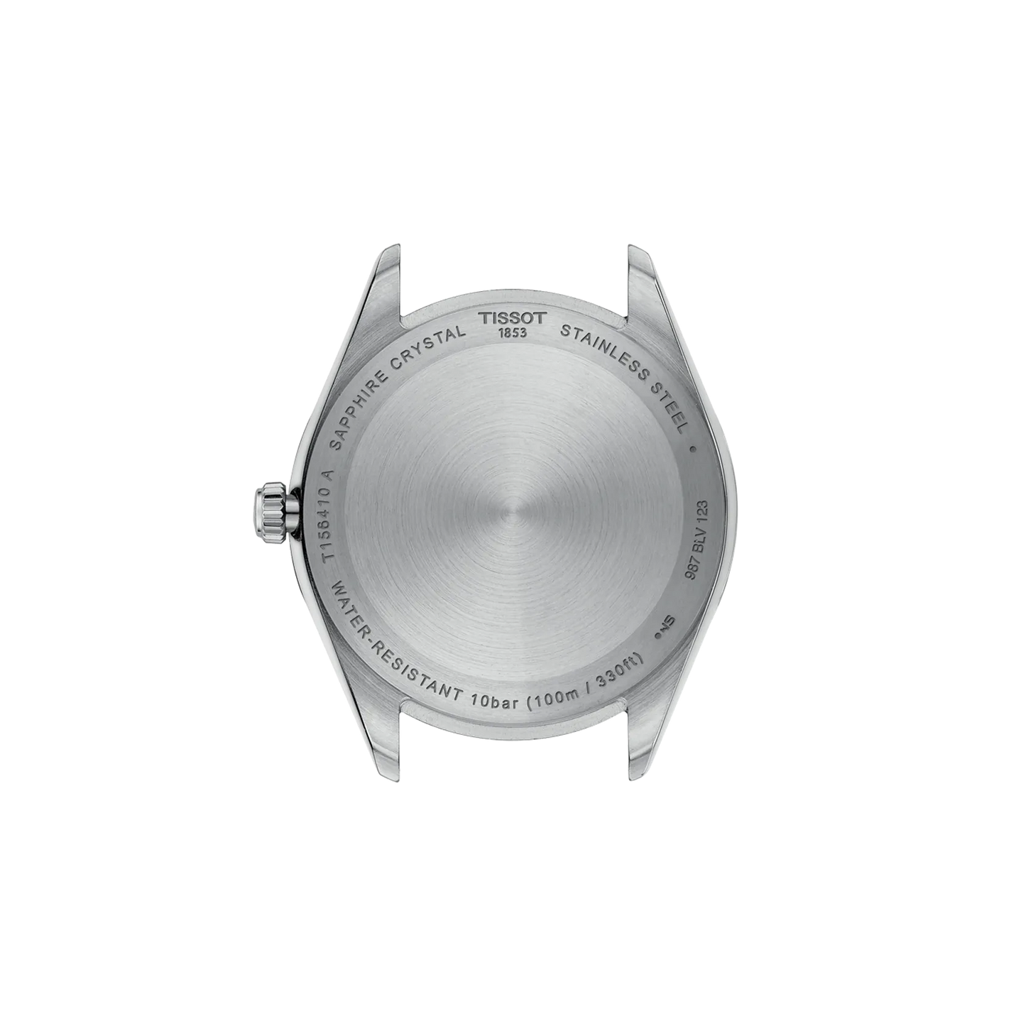 Tissot 40mm Silver Tone Ballade, Green Fluted Dial & Date Dial, Gents Bracelet Watch