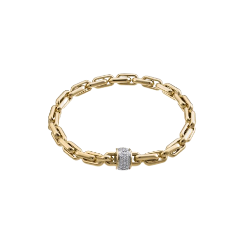 Chimento 18ct Yellow Gold Diamond Link Bracelet, 0.57ct