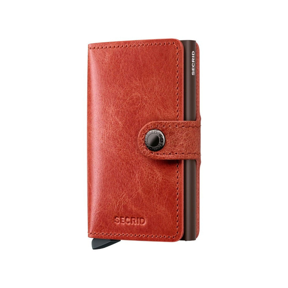 SECRID Orange Vintage Mini Wallet