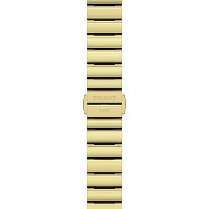Tissot 30mm Gold SRV, Mother of Pearl Minimalist Dial, Ladies Bracelet Watch