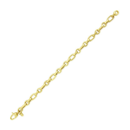 9ct Yellow Gold Chunky Oval Link Bracelet