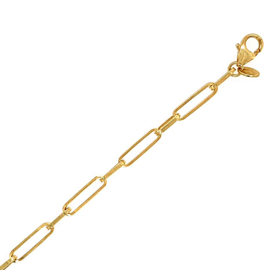 9ct Yellow Gold Oval Long Link Bracelet