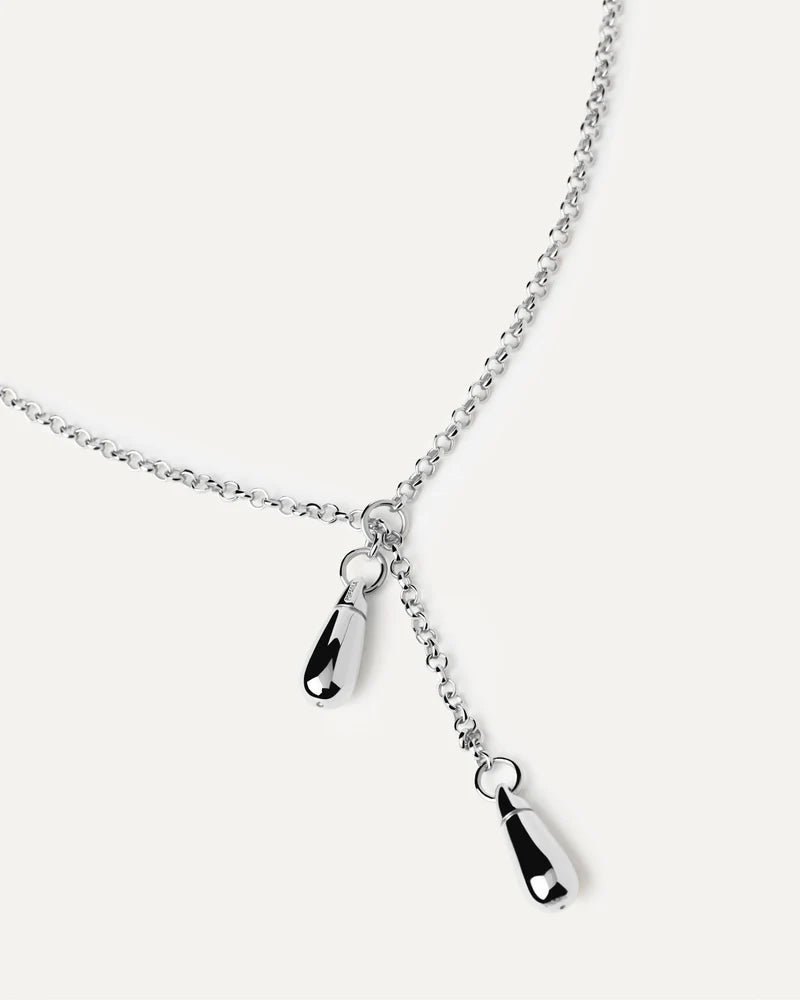 PDPAOLA Tango Silver Chain Necklace