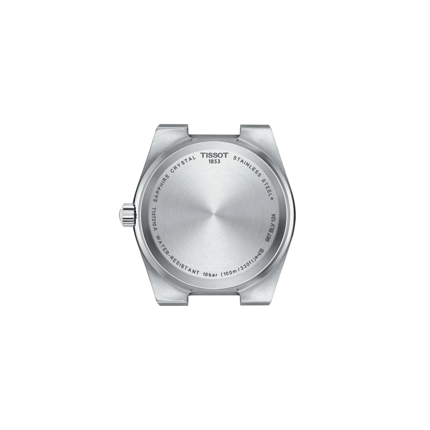 Tissot 35mm Silver PRX, Ice Blue & Date Dial, Ladies Bracelet Watch