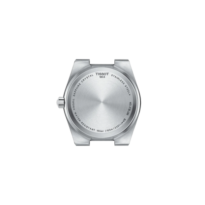 Tissot 35mm Silver PRX, Ice Blue & Date Dial, Ladies Bracelet Watch