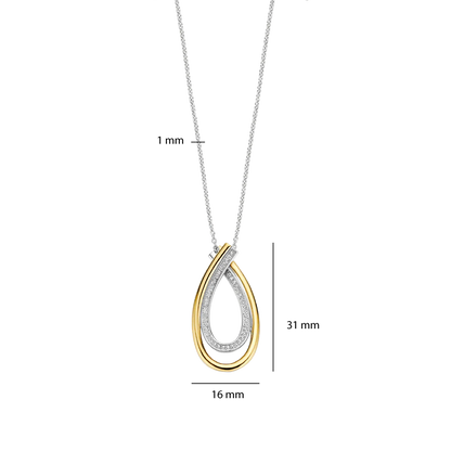 Ti Sento - Milano Necklace 34121ZY/45