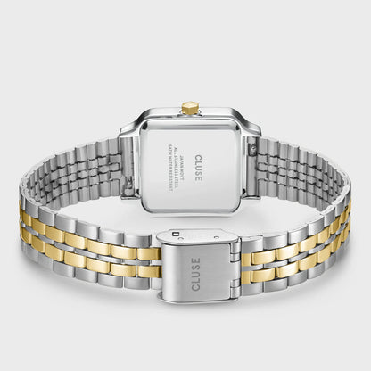 Cluse 24mm Gracieuse Petite White Dial Two-Tone & Double Snake Bracelet Gift Box