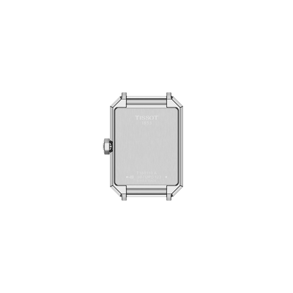 Tissot 30mm Silver SRV, Silver Burgundy Minimalist Dial, Ladies Burgundy Strap Watch