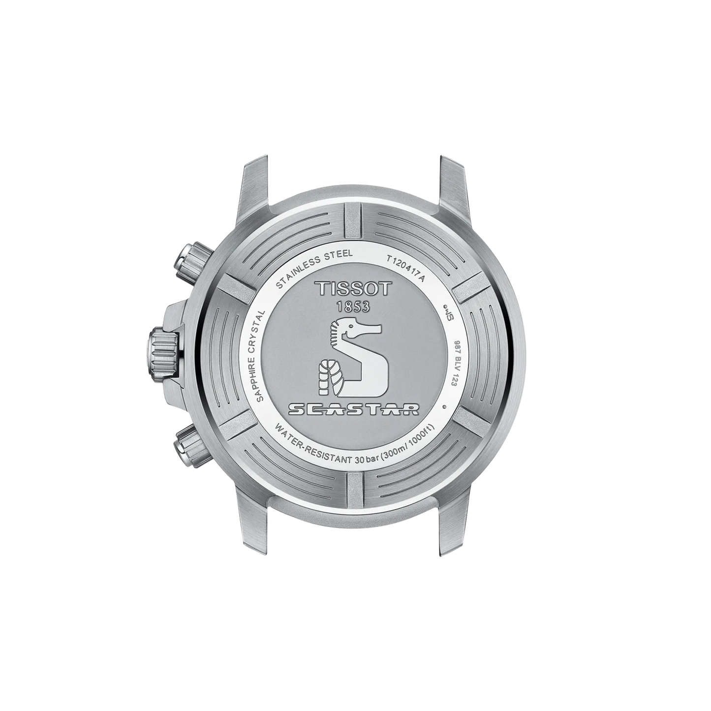 Tissot 45.5mm Seastar 1000, Green Diver Chronograph, Gents Bracelet Watch