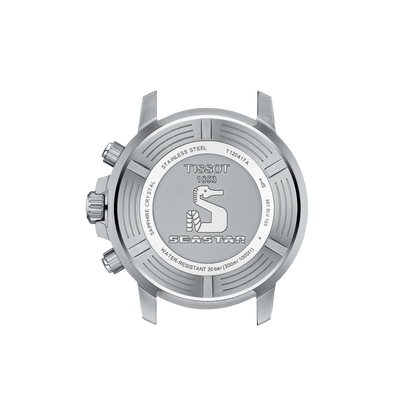 Tissot 45.5mm Seastar 1000, Green Diver Chronograph, Gents Bracelet Watch