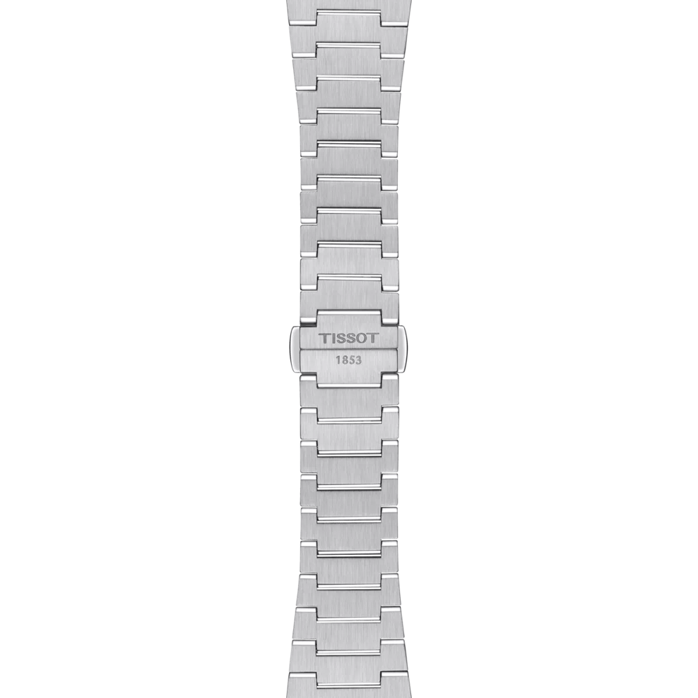 Tissot 35mm Silver PRX, Ice Blue & Date Dial, Ladies Bracelet Watch