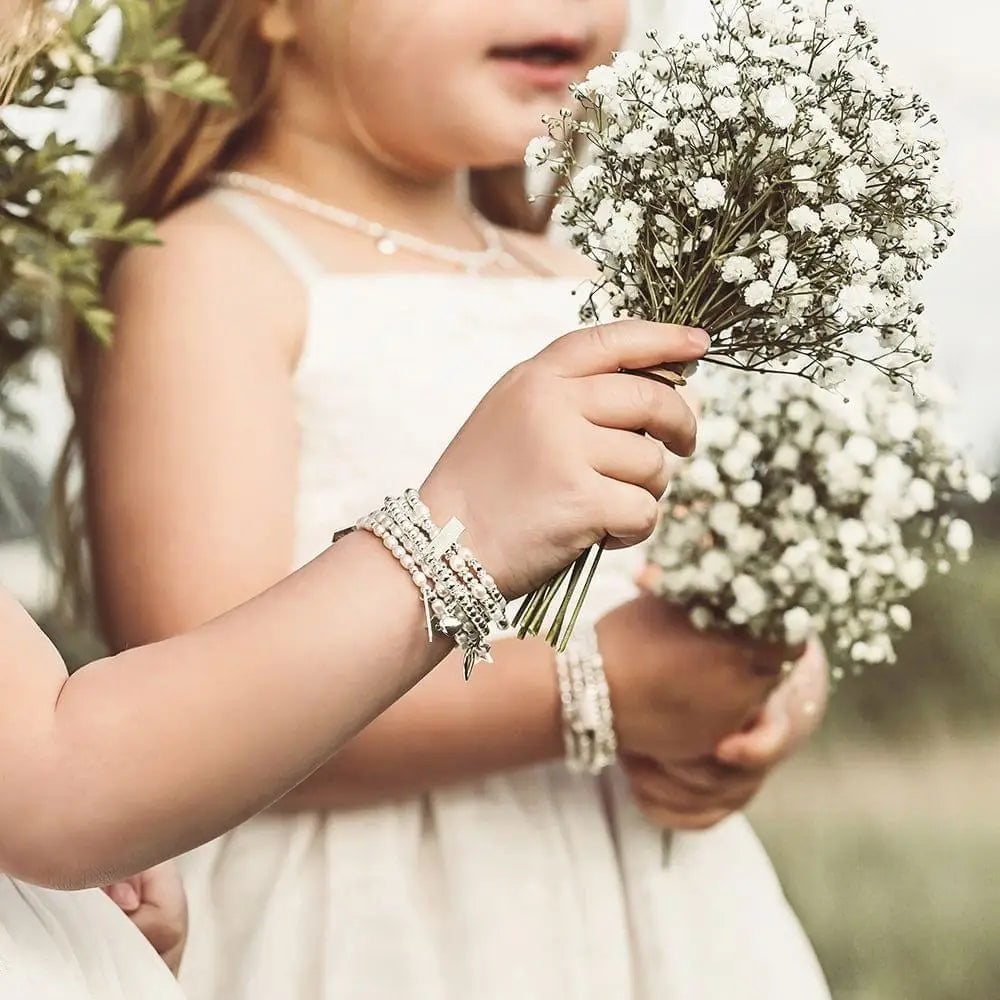 ChloBo Children's Forever Love Pearl Bracelet