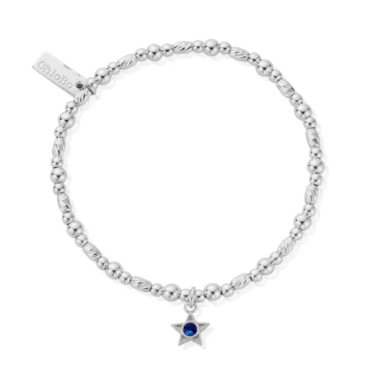 ChloBo Sterling Silver December Birthstone Bracelet