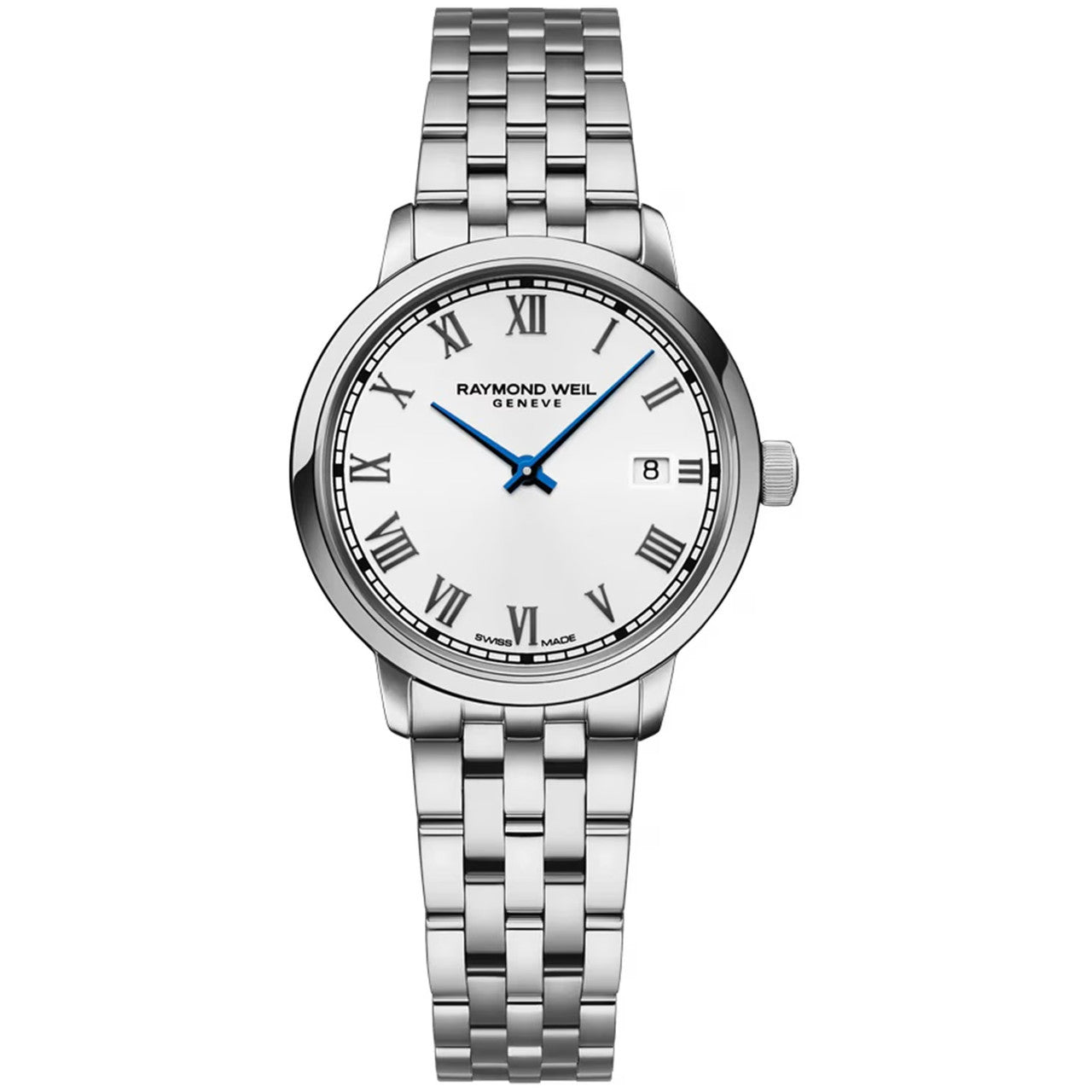 A Picture of Raymond Weil 29mm Toccata Classical White Date Dial Watch