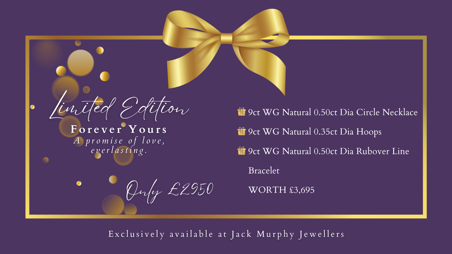Limited Edition: Forever Yours, White Gold & 1.38ct Diamond Christmas Ladies Gift Box