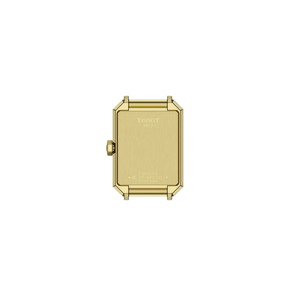 Tissot 30mm Gold SRV, Mother of Pearl Minimalist Dial, Ladies Bracelet Watch