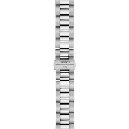 Tissot 38mm Silver Tone Gentleman, Blue & Date Dial, Gents Bracelet Watch