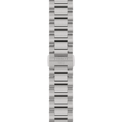 Tissot 39mm PRC 100 Solar, Blue & Date Dial, Bracelet Watch