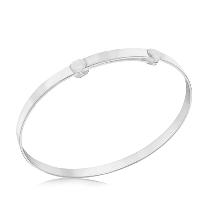 Sterling Silver 3mm Polished Baby Bangle