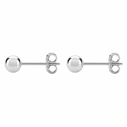 Sterling Silver Classic 6mm Ball Stud Earrings