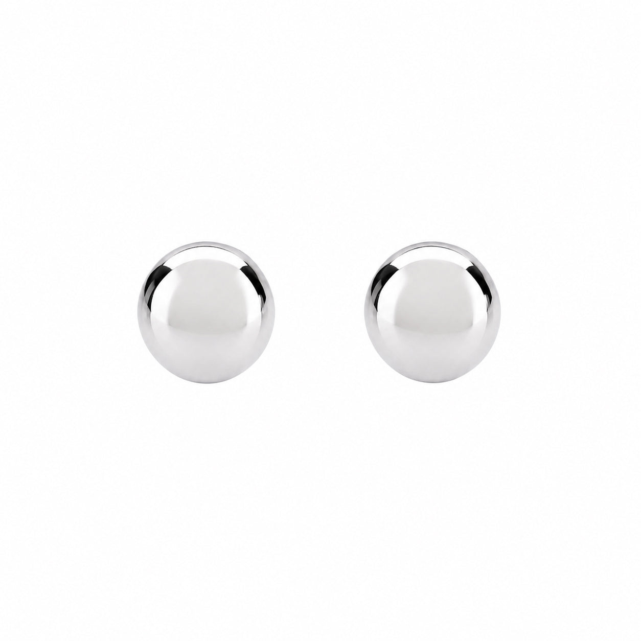 Sterling Silver Classic 6mm Ball Stud Earrings