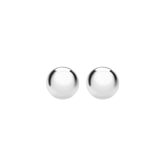 Sterling Silver 5mm Polished Ball Stud Earrings