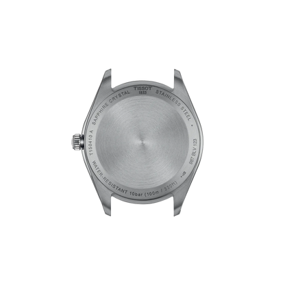 Tissot 40mm Silver Tone PR100, Forest Green & Date Dial, Gents Bracelet Watch