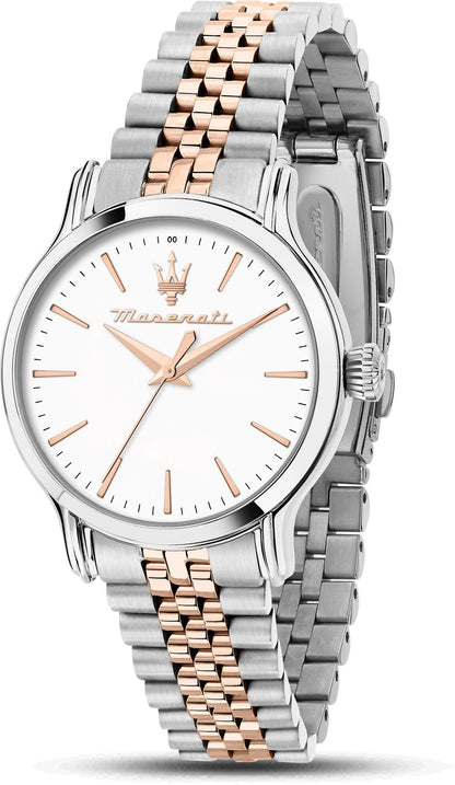 Maserati 34mm Epoca Two Toned Stainless Steel Watch
