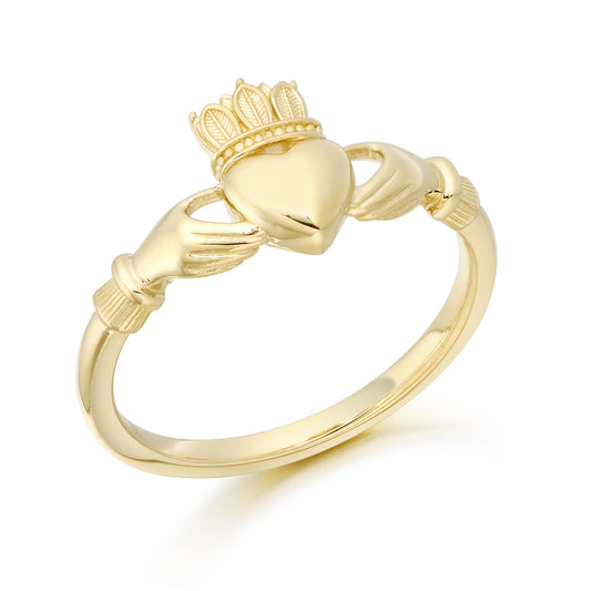 9ct Yellow Gold Claddagh Ring
