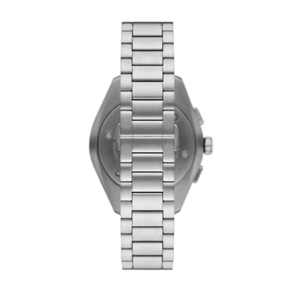 Emporio Armani 43mm Claudio Chronographic Blue Dial Steel Watch