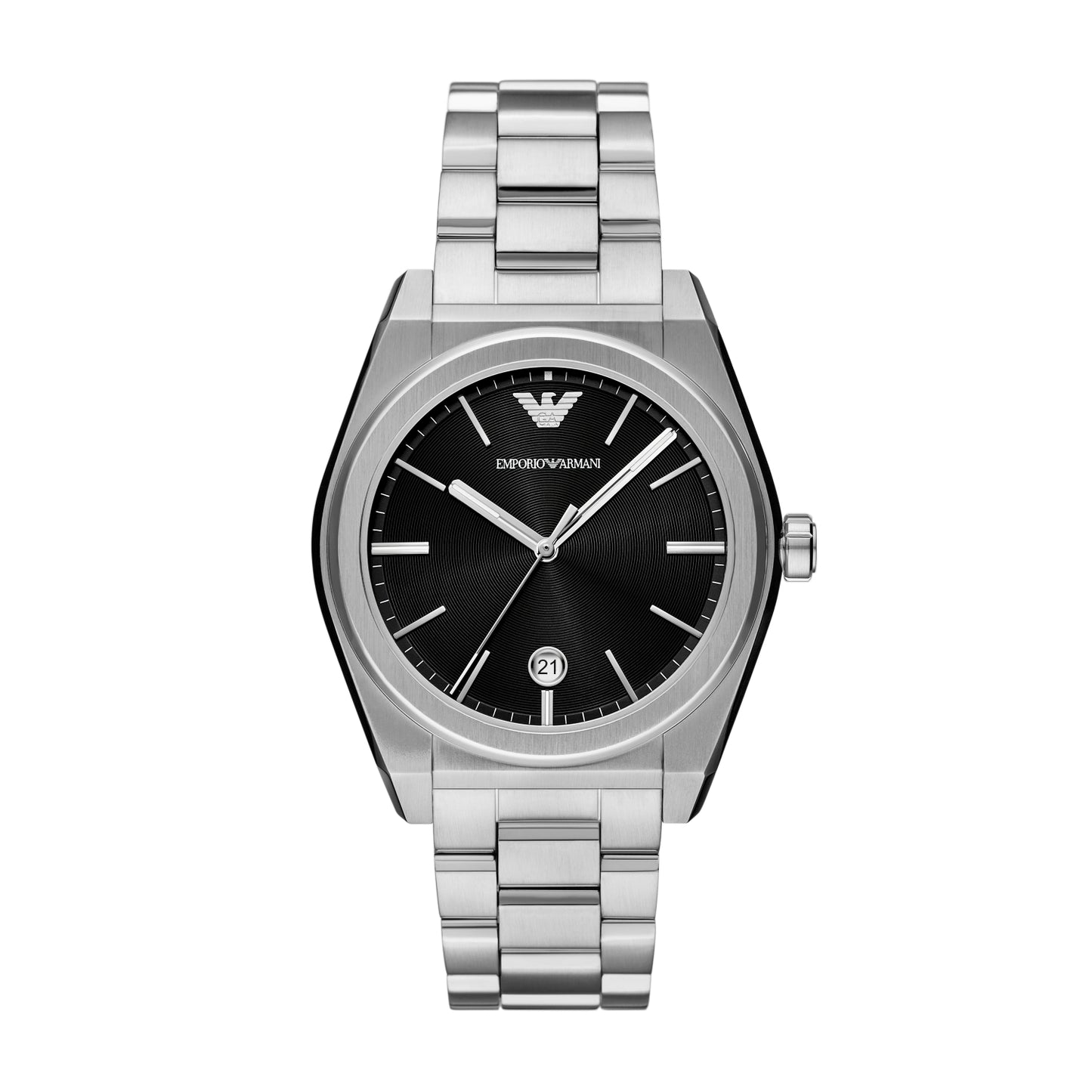 Emporio Armani 41mm Federico Date Stainless Steel Watch