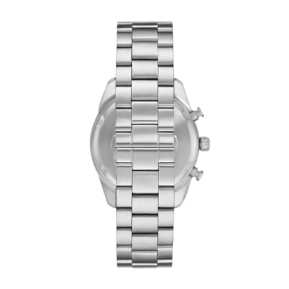 Emporio Armani 42mm Racer Chronographic Silver & Black Dial Watch