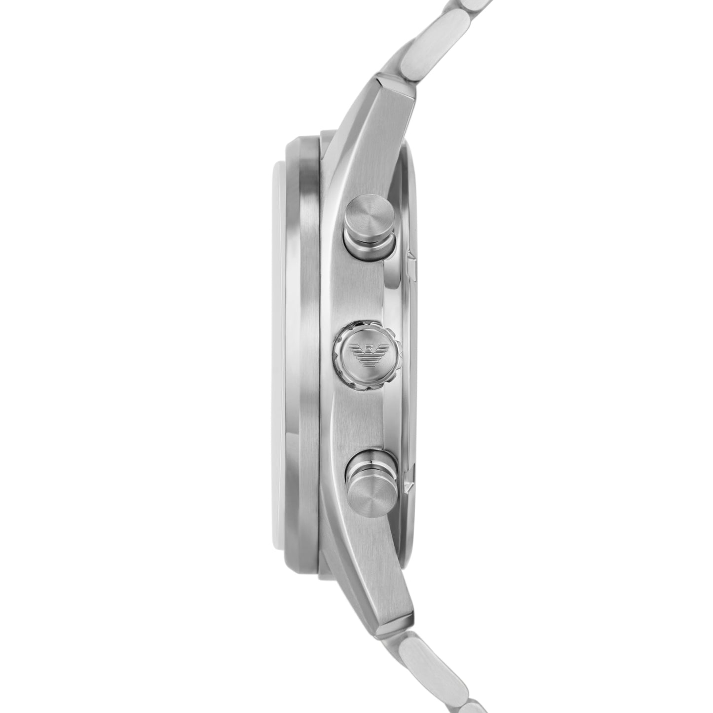 Emporio Armani 42mm Racer Chronographic Silver & Black Dial Watch