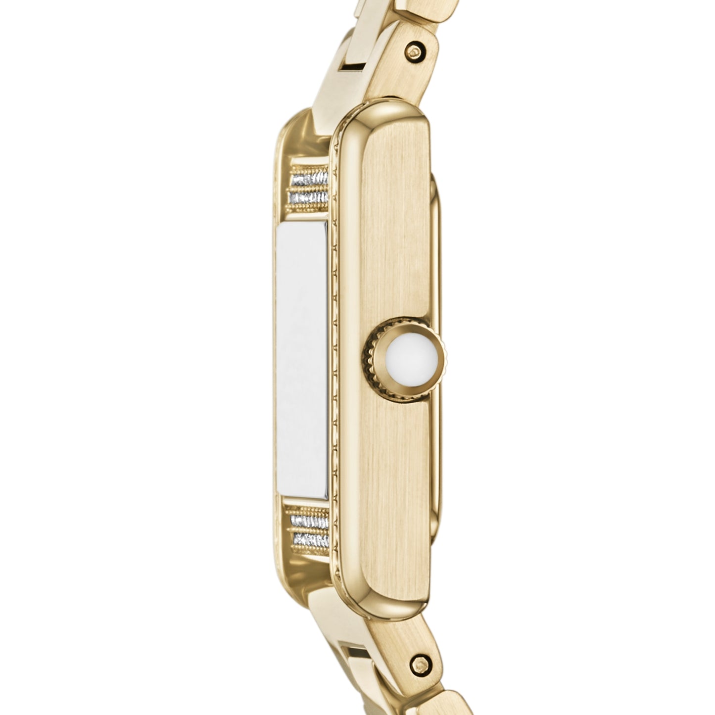 Emporio Armani 32mm Ladies Genni Gold Plated & CZ Bracelet Watch