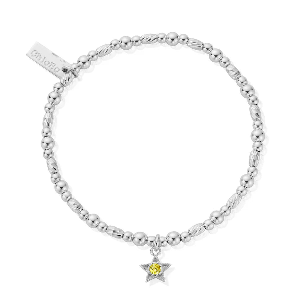 ChloBo Sterling Silver August Birthstone Bracelet