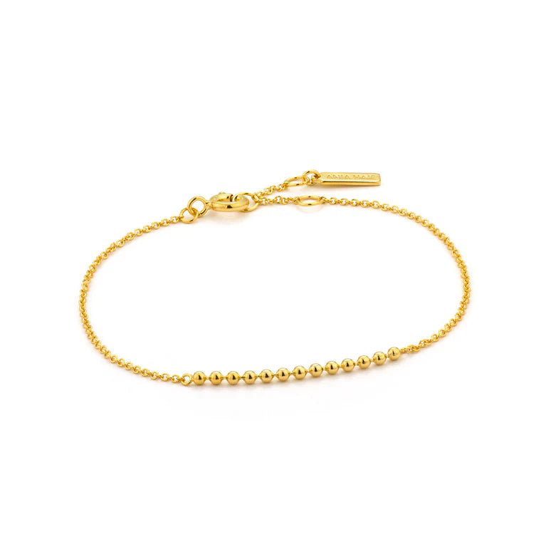 Ania Haie Yellow Gold Plated Multiple Balls Bracelet