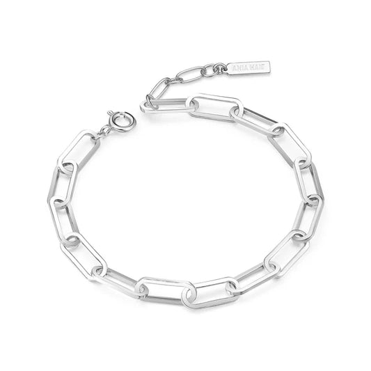 Ania Haie Rhodium Plate Silver Bold Chunky Bracelet