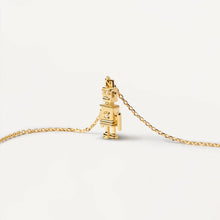 Load image into Gallery viewer, PDPAOLA Yellow Gold Robert CZ Necklace