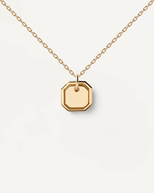 PDPAOLA Yellow Gold Plated Octet Necklace