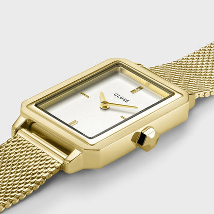Cluse 30mm Fluette Gold Coloured Mesh Watch
