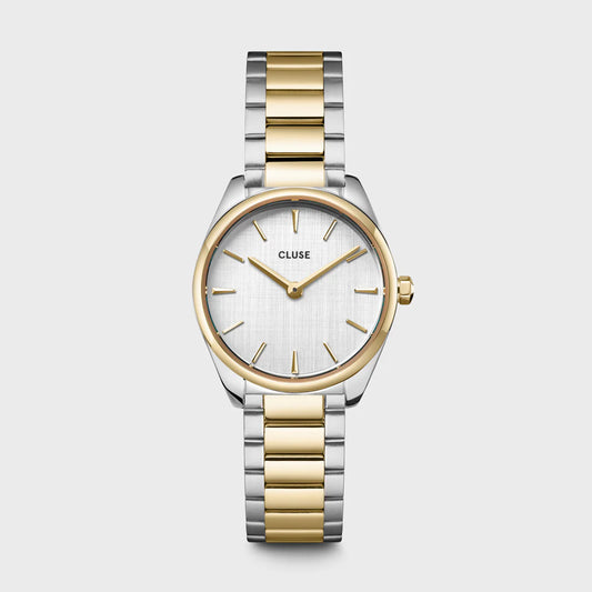 Cluse 25mm Féroce Mini Yellow Gold & Silver Toned Link Watch