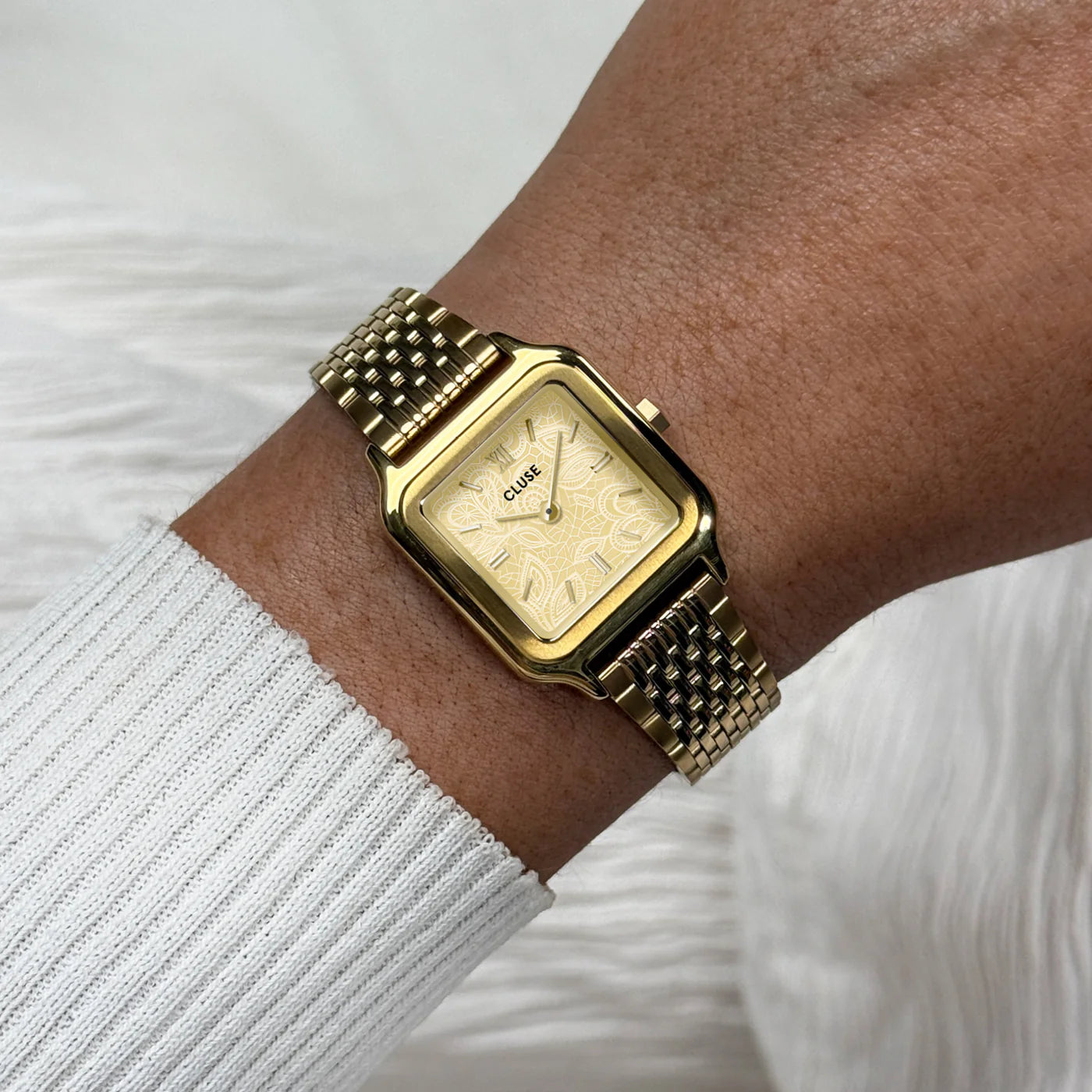 Cluse 24mm Gracieuse Petite Yellow Gold Toned Bracelet Watch