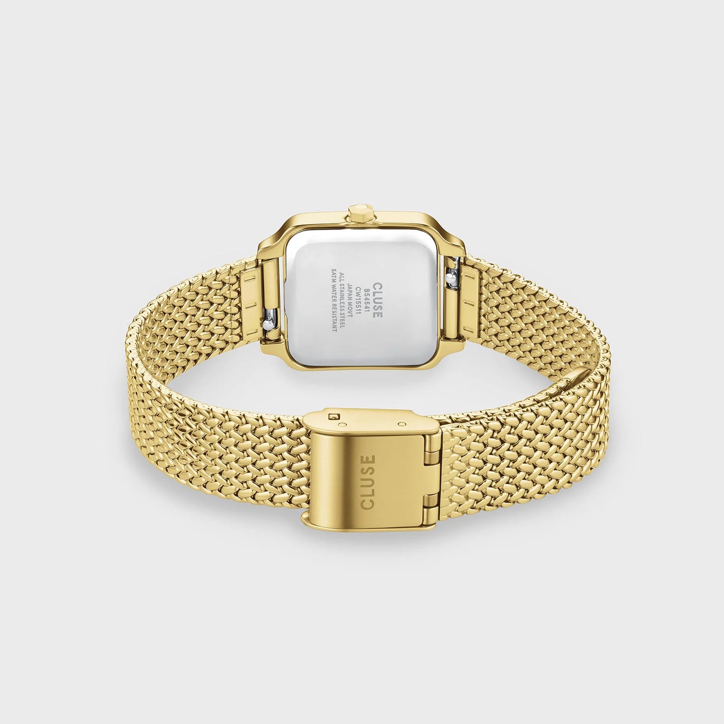 Cluse 21mm Gracieuse Mini Dark Cherry Dial Yellow Gold Colour Bracelet Watch
