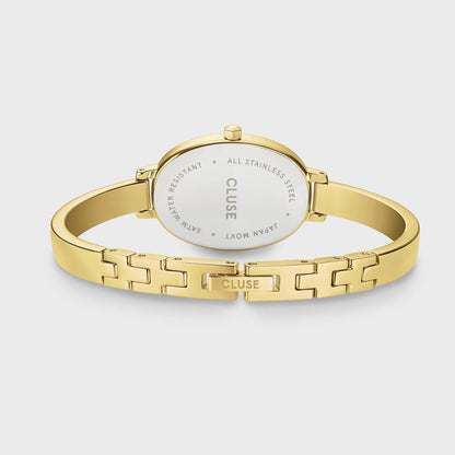Cluse 22mm L'Ovale Gold Toned Bracelet Watch