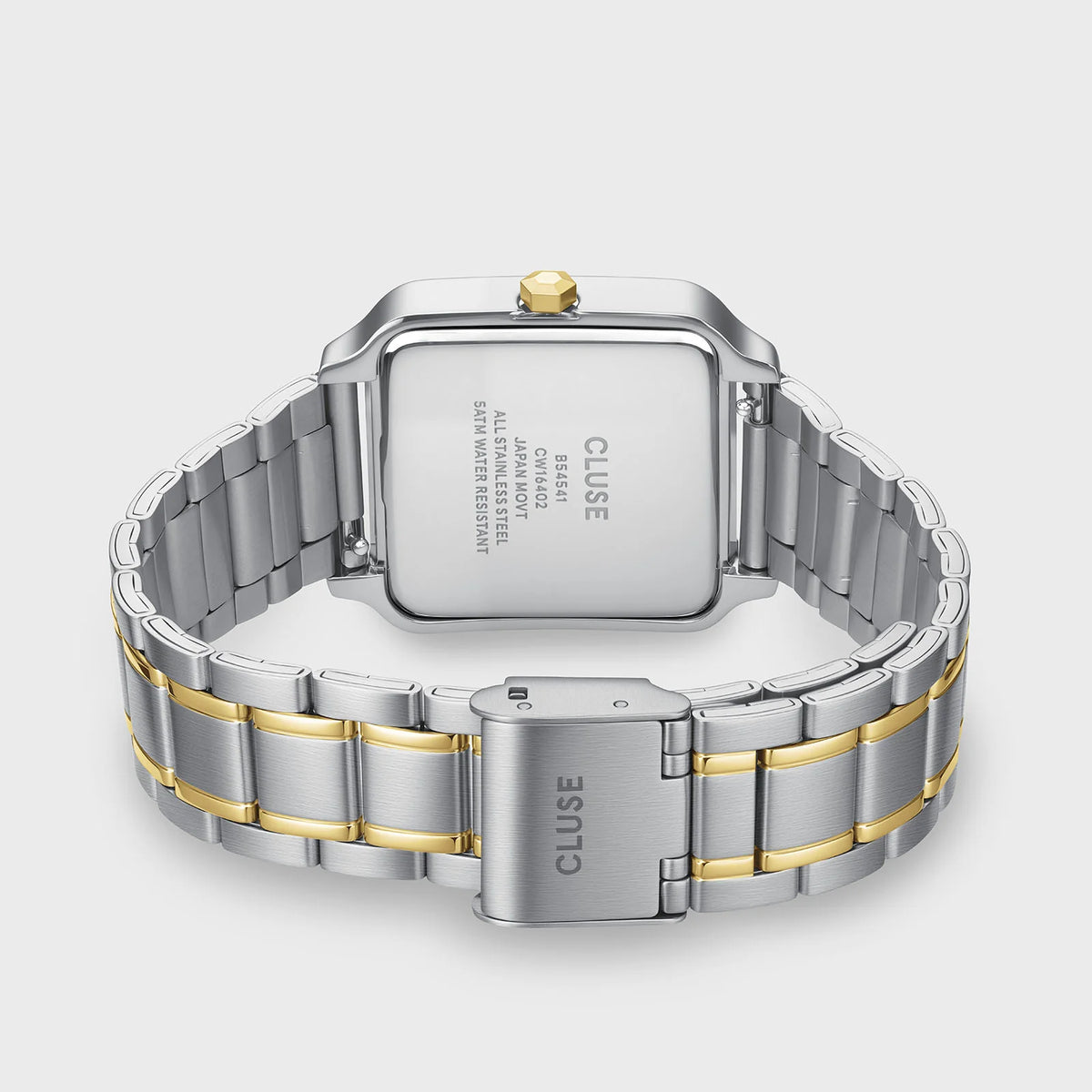 Cluse 30mm Gracieuse Multifunction Silver Dial Two Tone Link Strap Watch
