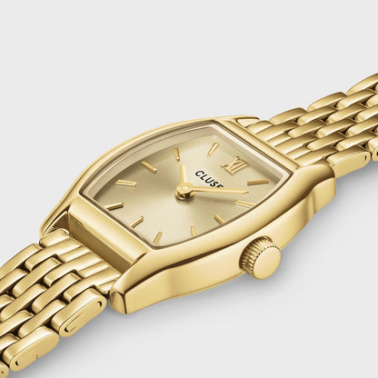 Cluse 19.5mm Tonnette Mini Yellow Gold Colour Bracelet Watch