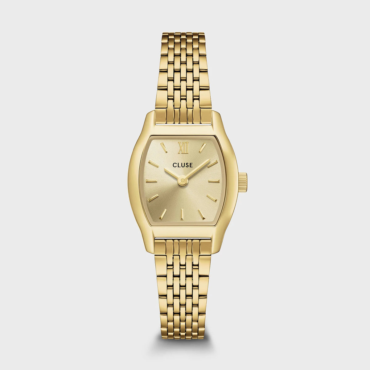 Cluse 19.5mm Tonnette Mini Yellow Gold Colour Bracelet Watch