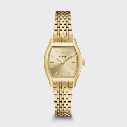 Cluse 19.5mm Tonnette Mini Yellow Gold Colour Bracelet Watch