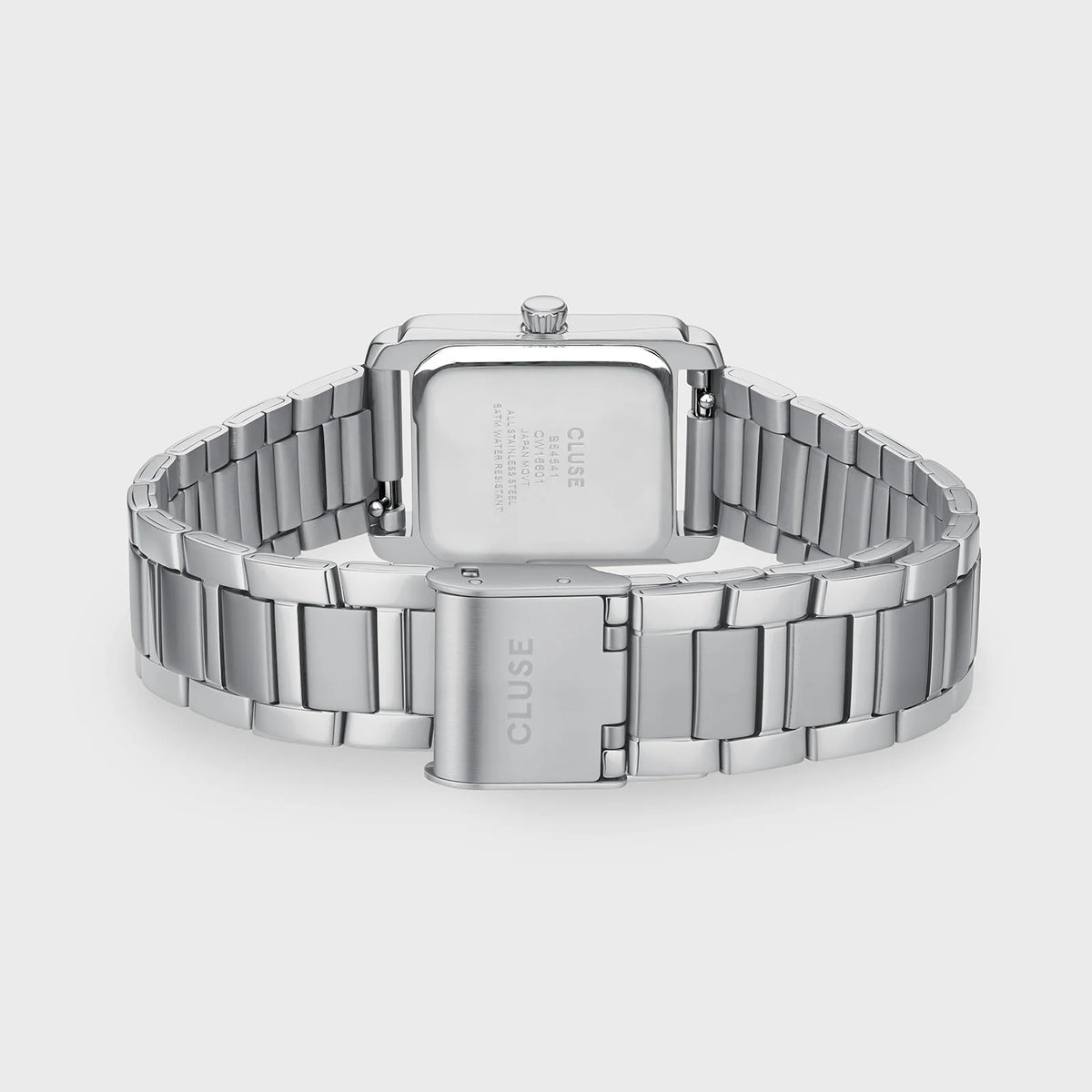 Cluse 22mm Anglée White Dial Silver Tone Bracelet Watch