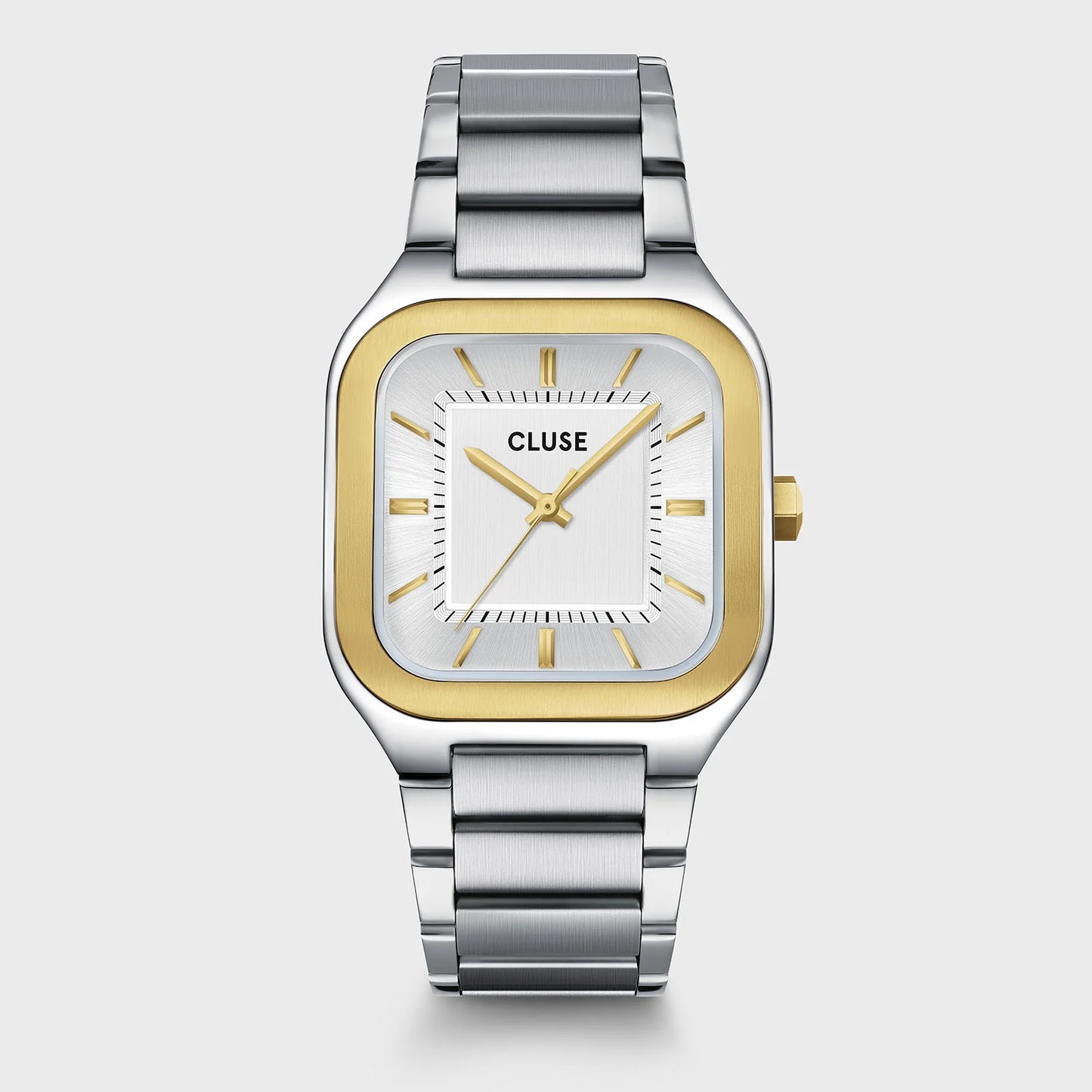 Cluse 35mm Quadrus Two-Tone Stainless Steel Watch
